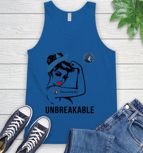 NBA Minnesota Timberwolves Girl Unbreakable Basketball Sports Tank Top 3