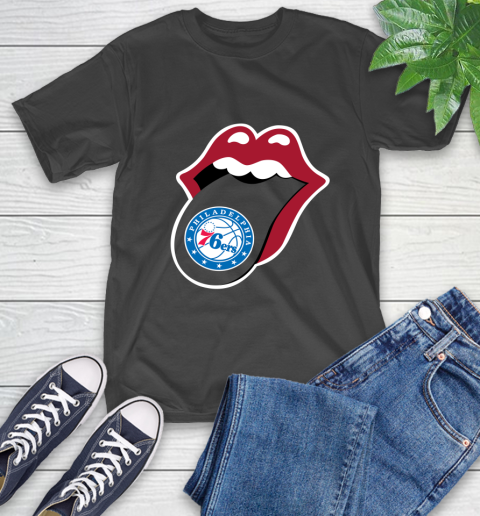 Philadelphia 76ers NBA Basketball Lips I Root For My Team Adoring Fan 2