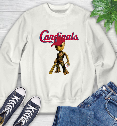 MLB St.Louis Cardinals Groot Guardians Of The Galaxy Baseball Sweatshirt