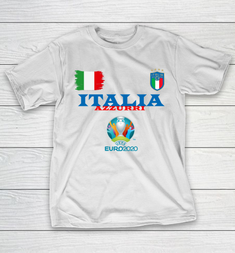 Italia Azzurri Euro 2020 Flag T-Shirt