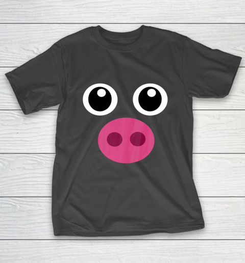 Funny Pig Face Shirt Swine Halloween Costume Gift T Shirt.JRS6TGU0CQ T-Shirt