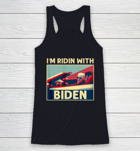 I'm Riding With Joe Biden Racerback Tank 7