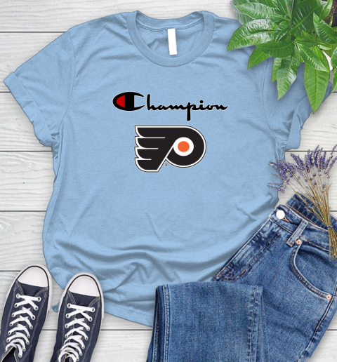 NHL Hockey Philadelphia Flyers Champion Shirt Women's T-Shirt 6