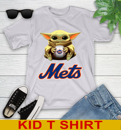 MLB Baseball New York Mets Star Wars Baby Yoda Shirt 105