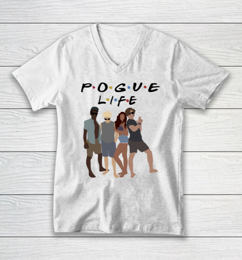 Pogue Life Shirt Outer Banks OBX Friends Funny V-Neck T-Shirt