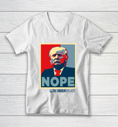 Lincoln Project Nope V-Neck T-Shirt