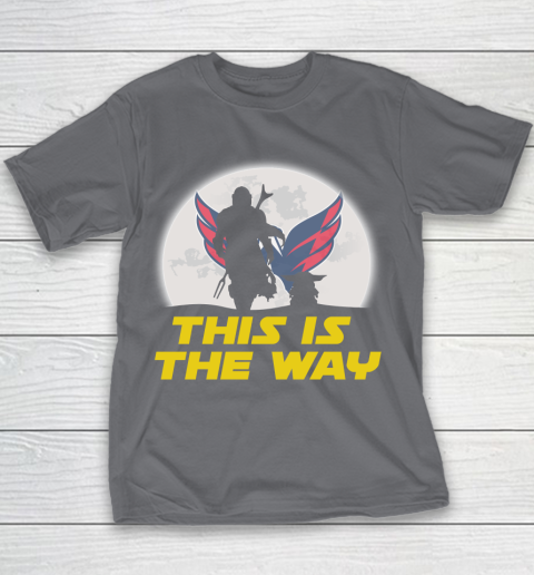 Washington Capitals NHL Ice Hockey Star Wars Yoda And Mandalorian This Is The Way Youth T-Shirt 5