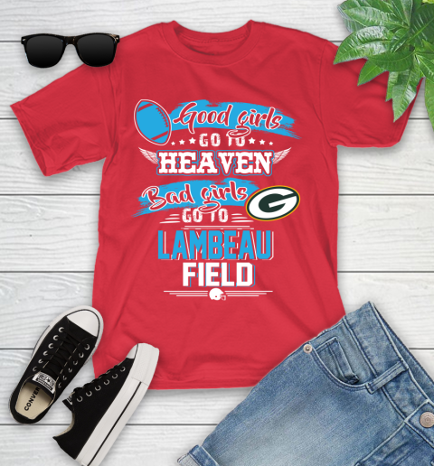 Green Bay Packers NFL Bad Girls Go To Lambeau Field Shirt Youth T-Shirt 13