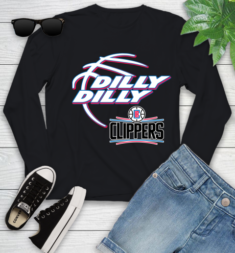 NBA Los Angeles Clippers Dilly Dilly Basketball Sports Youth Long Sleeve 2