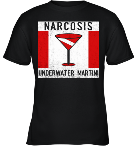 Narcosis Underwater Martini Youth T-Shirt