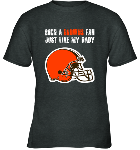 Youth Heather Gray Cleveland Browns Football T-Shirt 