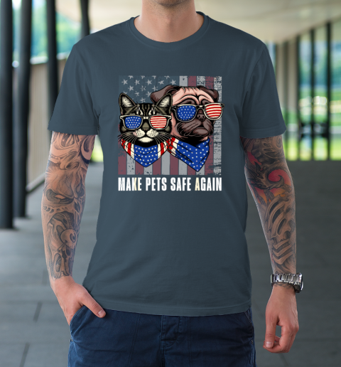 Make Pets Safe Again Trump Harris Debate Eating The Dogs Cat T-Shirt 4