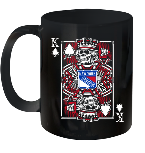 New York Rangers NHL Hockey The King Of Spades Death Cards Shirt Ceramic Mug 11oz