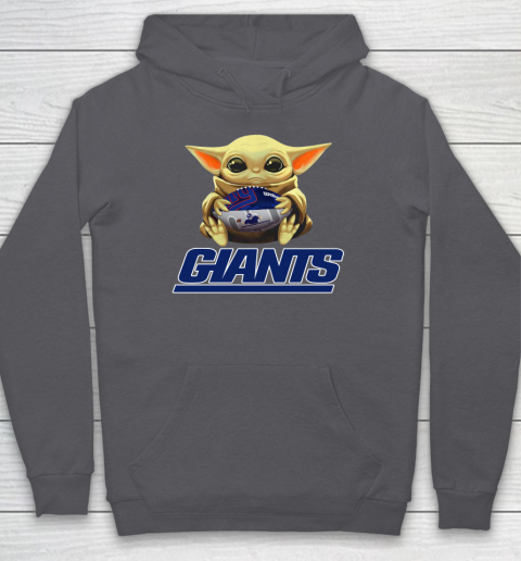 NFL Football New York Giants Baby Yoda Star Wars Hoodie 7