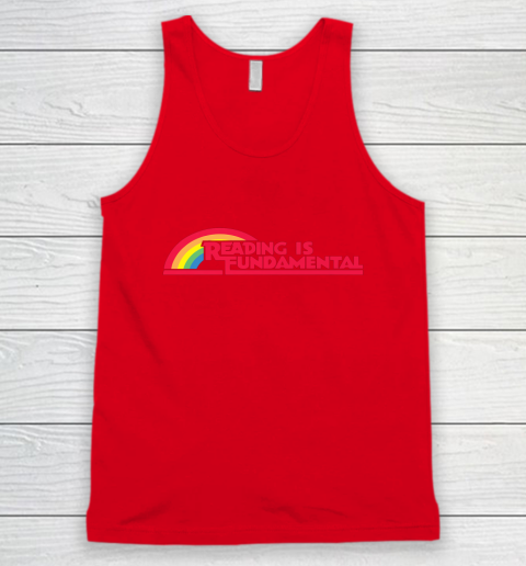 Reading Rainbow t shirt Reading is Fundamental Gay Rainbow Tank Top 3