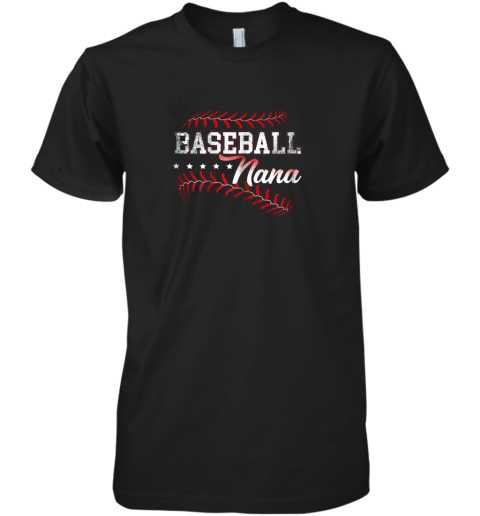 Baseball Nana Shirt Baseball Grandma Gift Shirts Premium Men's T-Shirt