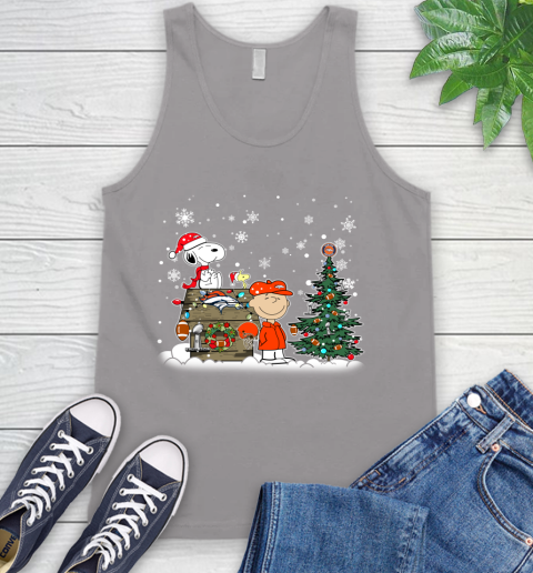 NFL Denver Broncos Snoopy Charlie Brown Christmas Football Super Bowl Sports Tank Top 3