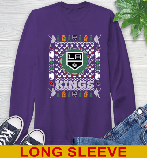 Los Angeles Kings Merry Christmas NHL Hockey Loyal Fan Long Sleeve T-Shirt 5