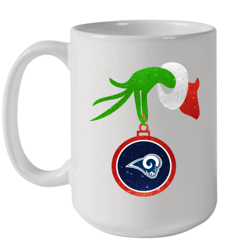 Los Angeles Rams Grinch Merry Christmas NFL Football Ceramic Mug 15oz