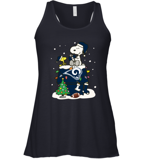 vobz a happy christmas with los angeles rams snoopy flowy tank 32 front midnight
