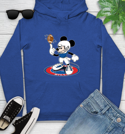 NFL Football Buffalo Bills Cheerful Mickey Disney Shirt Youth Hoodie 9