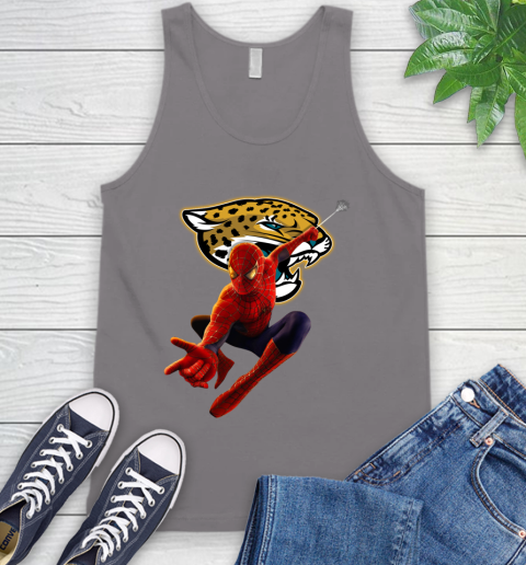 NFL Spider Man Avengers Endgame Football Jacksonville Jaguars Tank Top 7