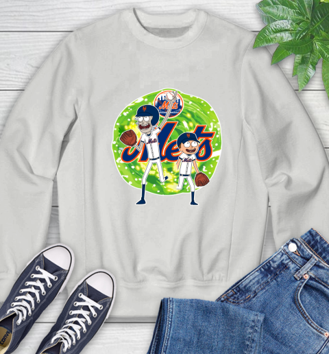 MLB New York Mets Rick And Morty Baseball Sports Sweatshirt 5