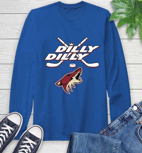 NHL Arizona Coyotes Dilly Dilly Hockey Sports Long Sleeve T-Shirt 9
