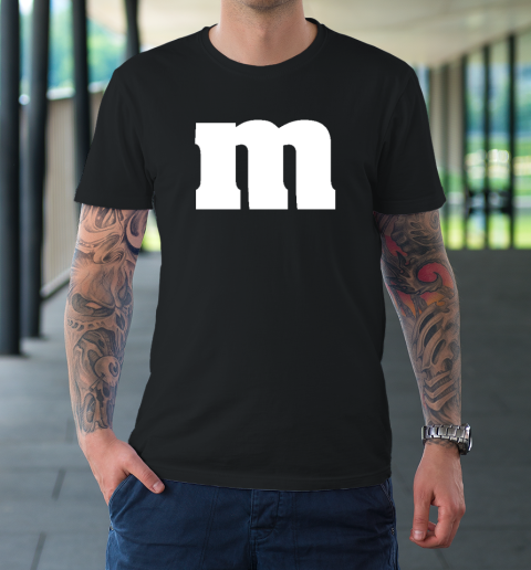 Funny Letter M Groups Halloween 2023 Team Groups Costume T-Shirt