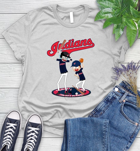 MLB Cleveland Indians Rick And Morty Baseball 91