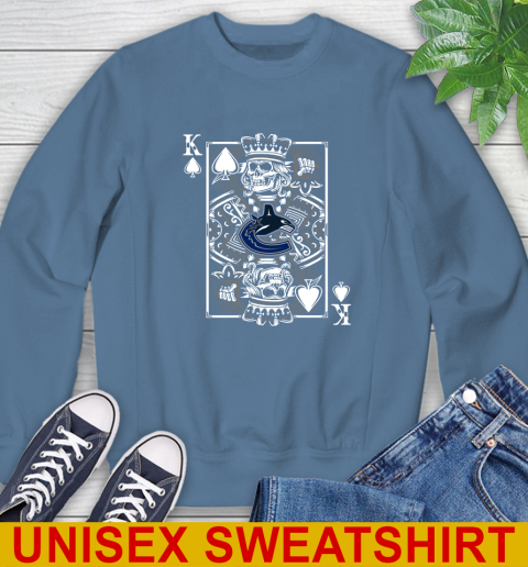 Vancouver Canucks NHL Hockey The King Of Spades Death Cards Shirt Sweatshirt - Image 11