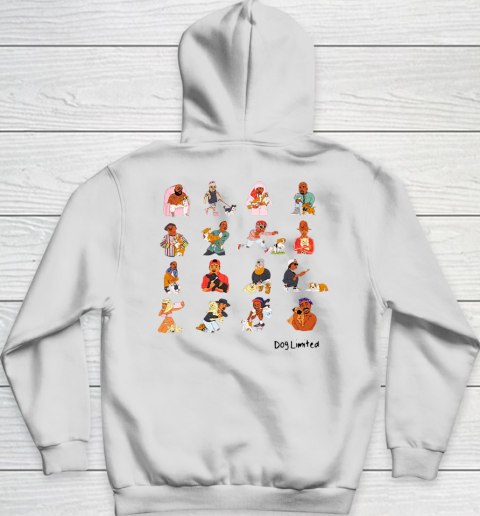 Rappers With Puppies Front and Back Hoodie 12