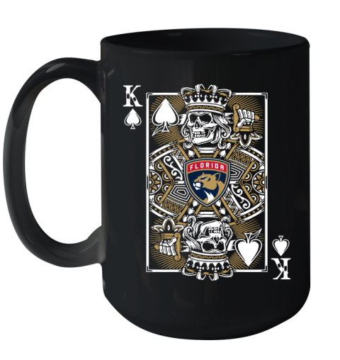 Florida Panthers NHL Hockey The King Of Spades Death Cards Shirt Ceramic Mug 15oz