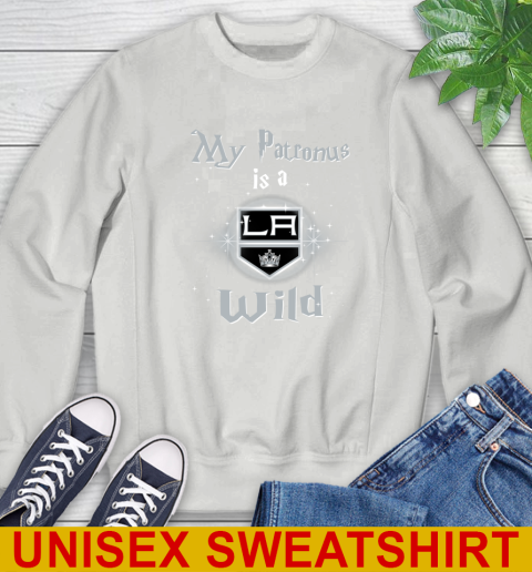 NHL Hockey Harry Potter My Patronus Is A Los Angeles Kings Sweatshirt 5
