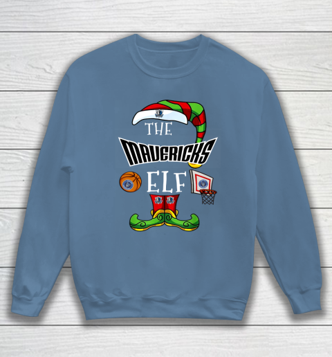 Dallas Mavericks Christmas ELF Funny NBA Sweatshirt 6