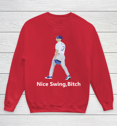 Nice Swing Bitch Joe Kelly Youth Sweatshirt 7