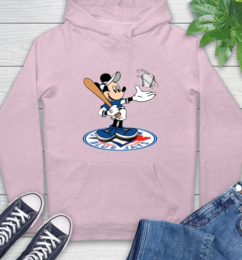 MLB Baseball Toronto Blue Jays Cheerful Mickey Disney Shirt Hoodie 10