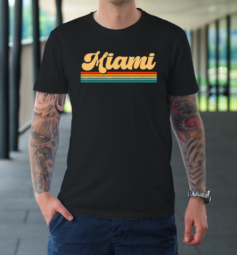 Retro City of Miami Florida T-Shirt