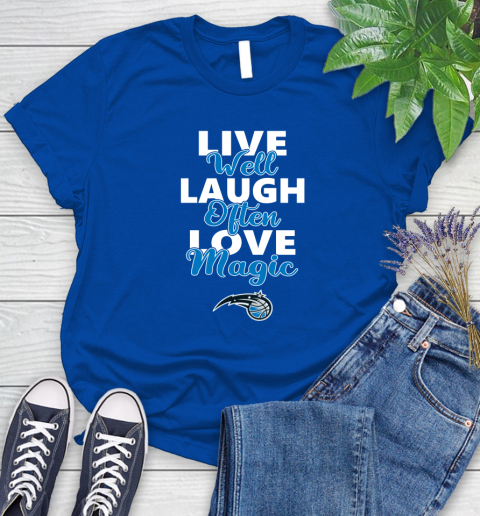 NBA Basketball Orlando Magic Live Well Laugh Often Love Shirt Women's T-Shirt 10