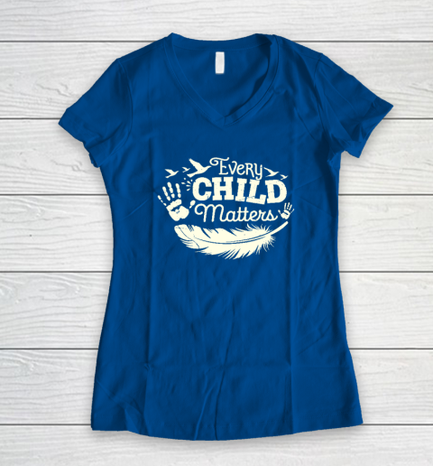 Every Orange Day Child Kindness Matter 2024 Anti Bully Women's V-Neck T-Shirt 5