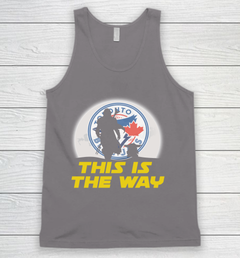 Toronto Blue Jays MLB Baseball Star Wars Yoda And Mandalorian This Is The Way Tank Top 6