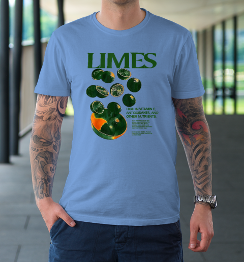 Limes Funny High In Vitamin C Antioxidants Other Nutrients T-Shirt 7