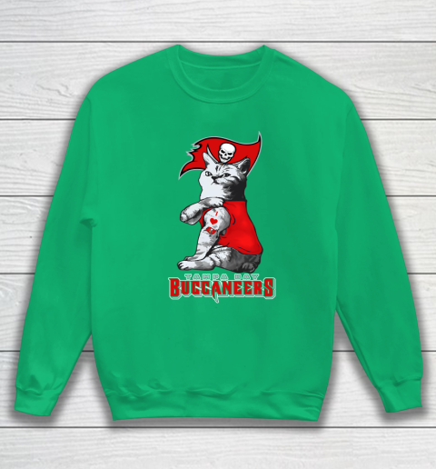 NFL Football My Cat Loves Tampa Bay Buccaneers Sweatshirt 5