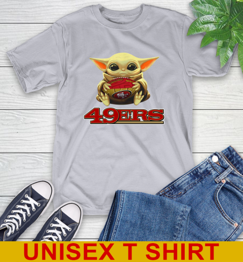NFL Football San Francisco 49ers Baby Yoda Star Wars Shirt T-Shirt 6