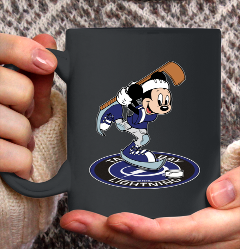 NHL Hockey Tampa Bay Lightning Cheerful Mickey Disney Shirt Ceramic Mug 15oz