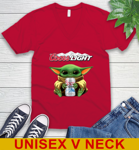 Star Wars Baby Yoda Hugs Coors Beer Shirt 55