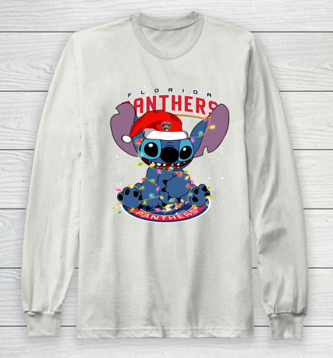 Florida Panthers NHL Hockey noel stitch Christmas Long Sleeve T-Shirt 9