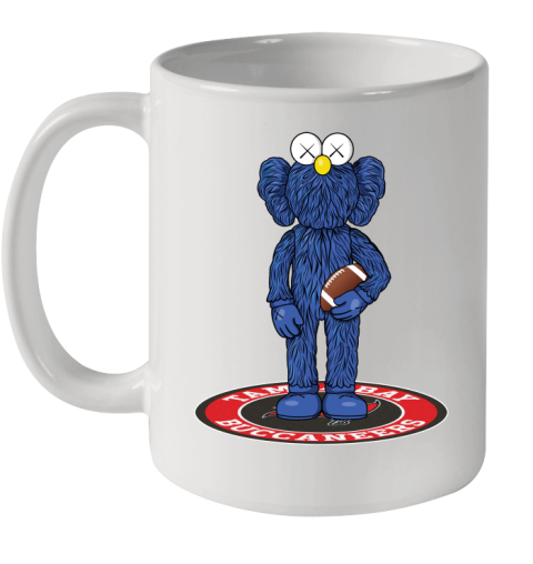 NFL Football Tampa Bay Buccaneers Kaws Bff Blue Figure Shirt Ceramic Mug 11oz