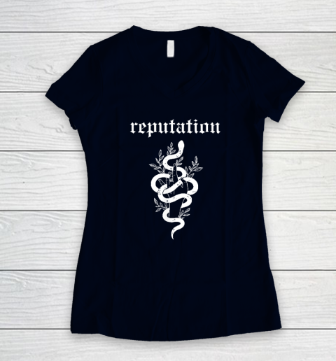 Snake Reputation In The World Women's V-Neck T-Shirt 2