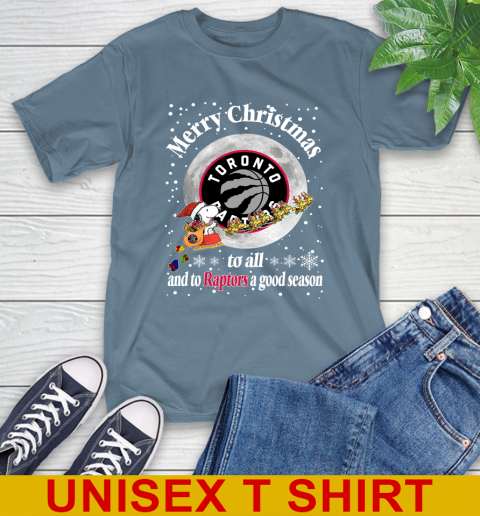 Toronto Raptors Merry Christmas To All And To Raptors A Good Season NBA Basketball Sports T-Shirt 8